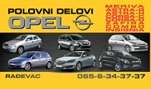 Polovni delovi Opel Rađevac