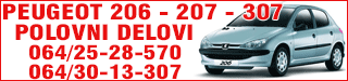 Polovni delovi za Peugeot vozila