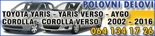 Polovni delovi za Toyota vozila