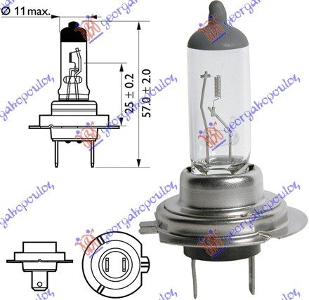 SIJALICA-H7 55W PX26D/12V