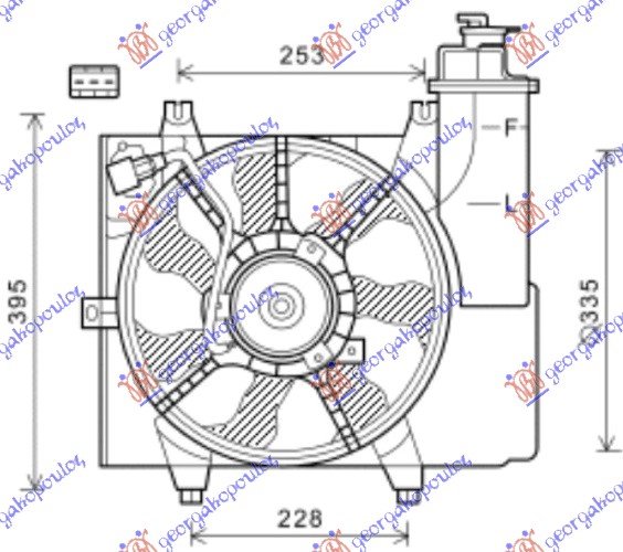 VENTILATOR BENZIN(SA POSUDOM)