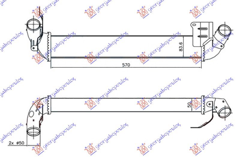 HLAD.NTERKULERA 1.5 DIZEL(570x84x50)