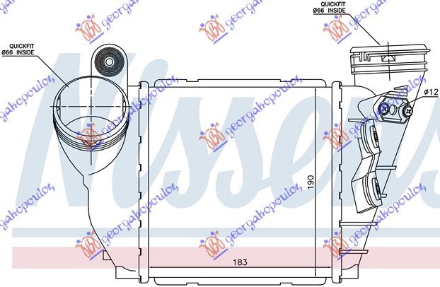 HLAD INTERC. BEN-DIZ (18.3x19x6.5) 12mm