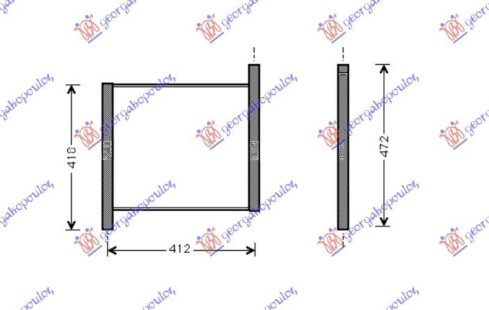 HLADNJAK MOTORA SVI MODELI (38x35)