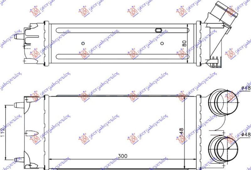 HLAD.INTERC.2.0 HDI DIZEL DIAM.60/60