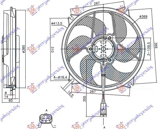 VENTILATOR KOMPLET BEN-DIZ