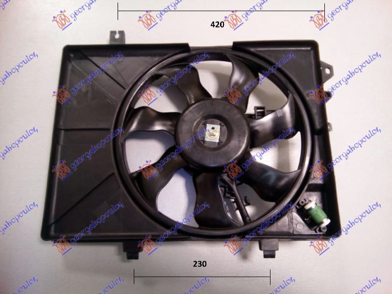 VENTILATOR 1.6 +/- (23cm)