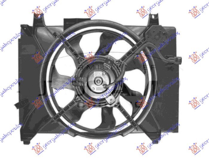 VENTILATOR KOMPLET  1.5 DIZ -AC (2 PIN)