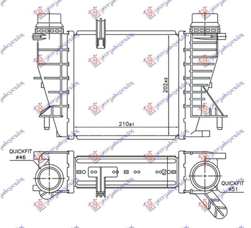 HLAD.INTERKULERA1.5 dCi DIZEL(210x202