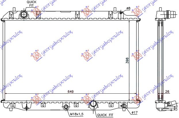 HLAD MOTORA 2.2 CTDi (39.5x65x26) MANUAL