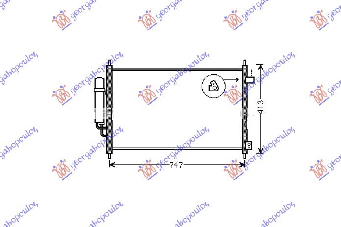 HLADNJAK KLIME1.7 IVTEC(72.7X38X1.6)