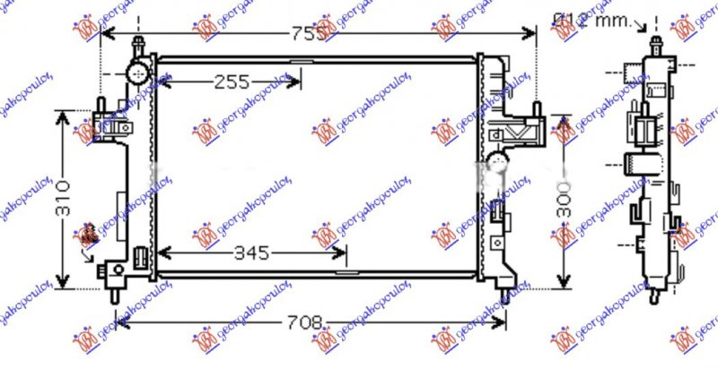 HLAD.MOTORA 1.3CDTi/1.7DTi(60x35)(BEHR A