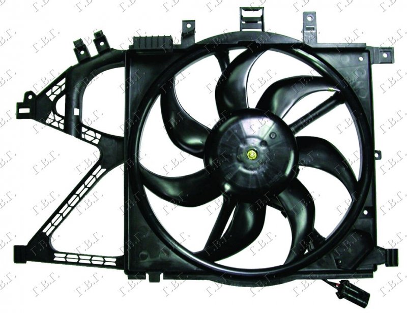 VENTILATOR KOMPLET (39cm) 4PIN