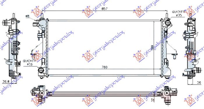 HLAD. MOT. 2.3 -AC DIZ MAN 78x38 LEMLJEN