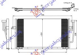 HLADNJAK KLIME 1.9 T.D (59.7x33x28)