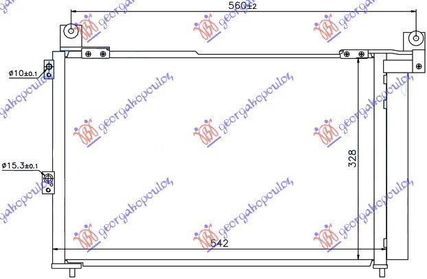 HLADNJAK KLIME 2.5-3.0 TDCi (54x35.2)