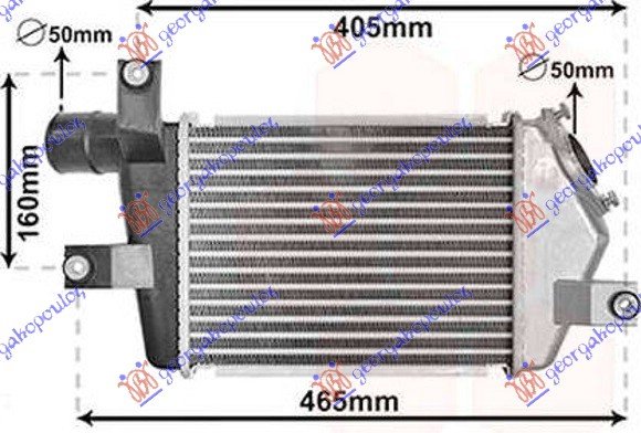 HLADNJAK INTERCO.2.5TD(275x204x50)