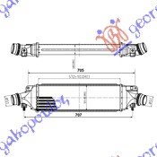 HLAD INTERC. 1.6BEN-1.7CDTI(57.2x132x53)