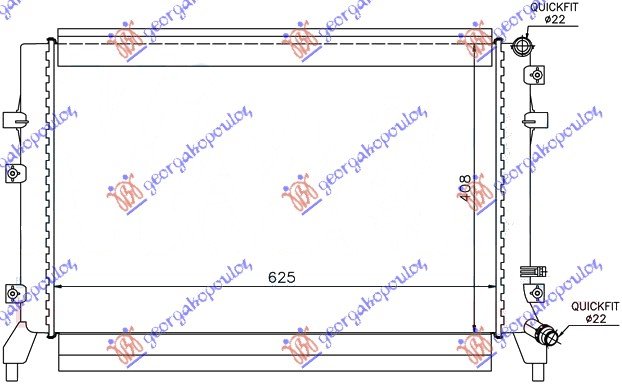 HLADNJAK DODATNI BENZ/DIZEL(65X98X3.2)