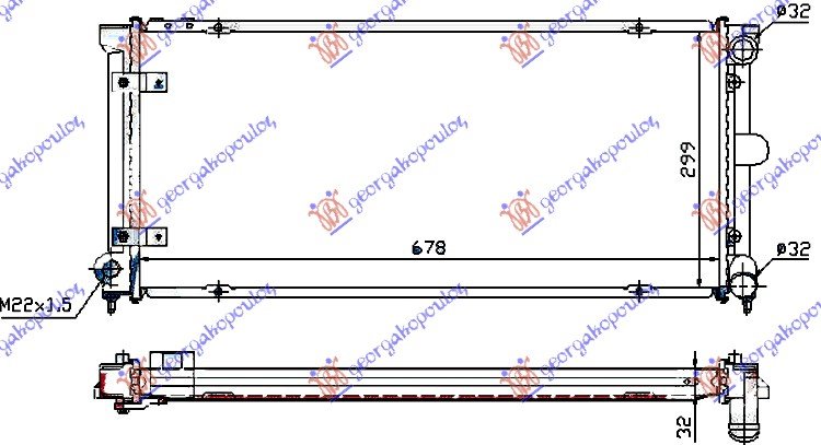 HLAD.MOT.BEN-DIZ +/-A/C(675x320x34)VALE