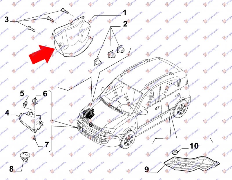 ZASTITA MOTORA ISPOD ALTERNATORA