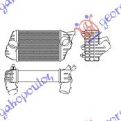 HLAD INTERCOOLER 1.9JTD (240x175x62)