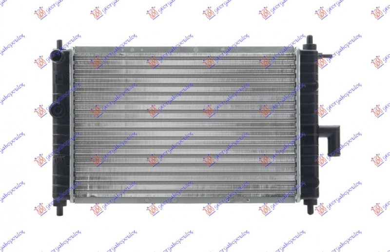 HLADNJAK MOTORA 0.8 6V/1.0 8V (+/-AC) (45.8x29.5x18) (NISSENS)
