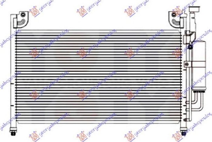 HLADNJAK KLIME BENZIN/DIZEL (575x335x16) (MARELLI)