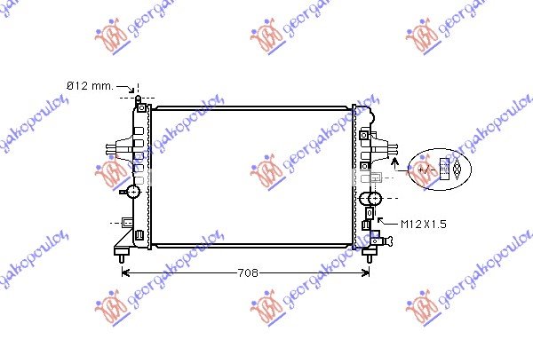 HLAD MOTORA 1.6CC 16V+/- A/C (60x37)