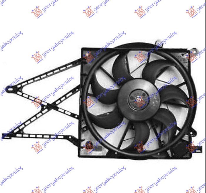 KOMPLET VENTILATOR (4PIN) (390mm)