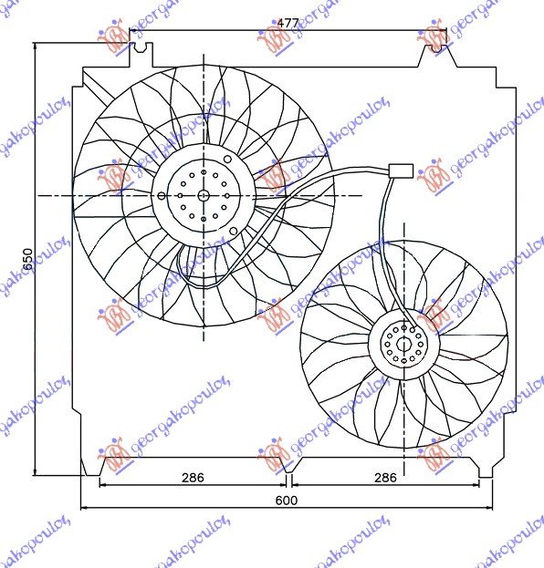 VENTILATOR KOMPLET(DUPLO) BEN-DIZ