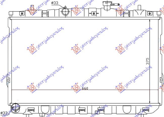 HLAD MOT.  1.6i 16V +/-A/C(37.5x67x15)MA