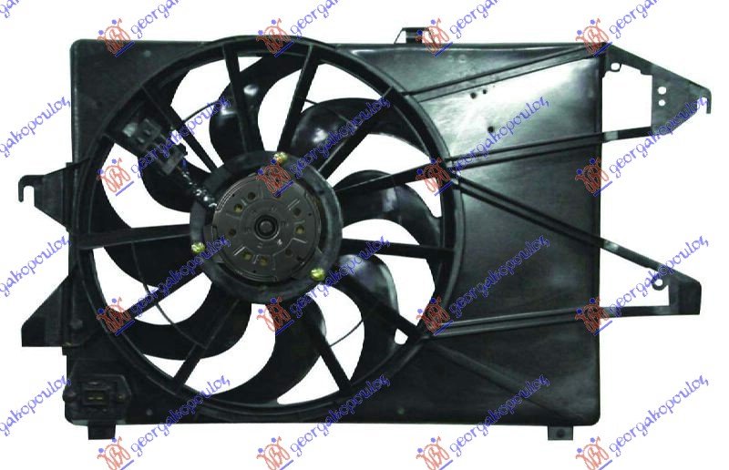 VENTILATOR KOMPLET(JEDAN)1.8-2.0 BEN -02