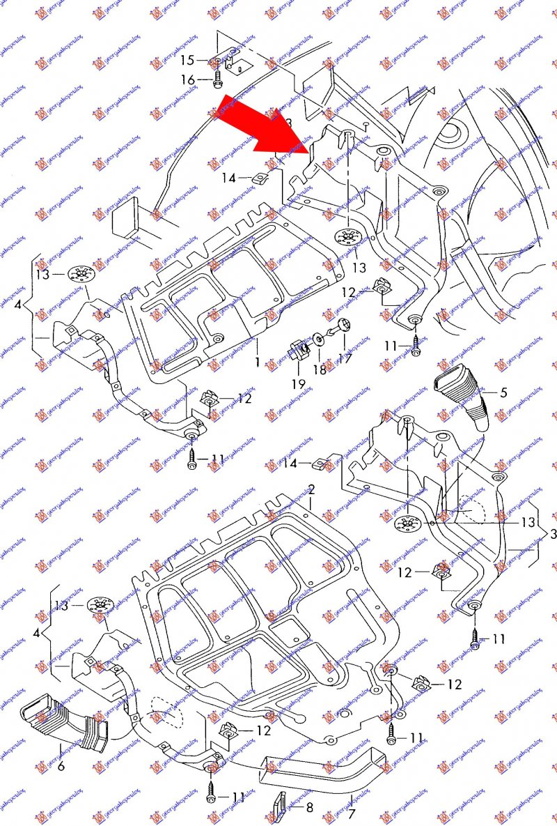 ZASTITA MOTORA BENZIN/DIZEL PLASTIC