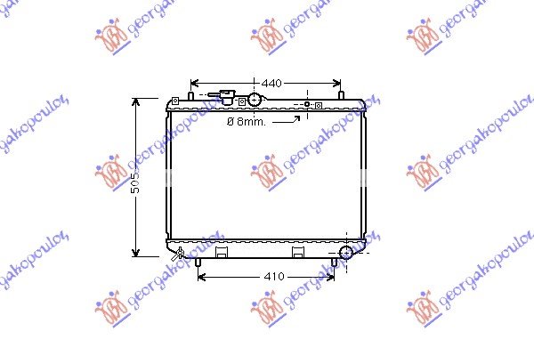 HLAD MOTORA 1.3cc 16V+/-A/C(42.5x57)