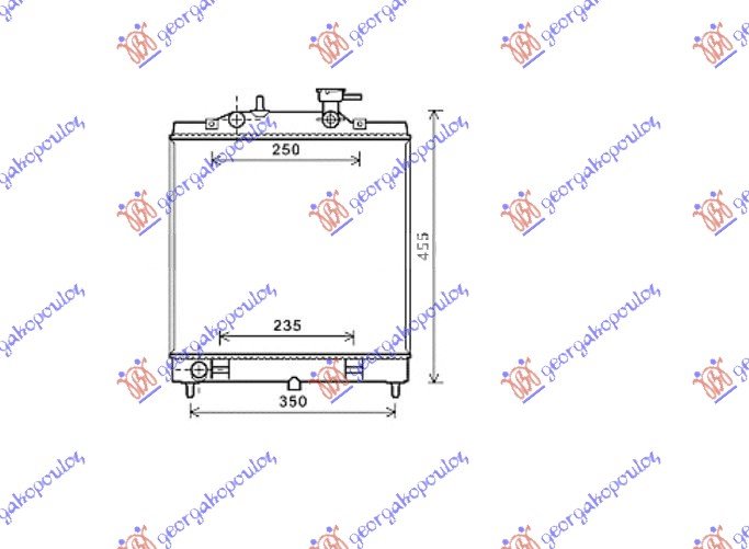 HLADNJAK MOTORA 1.1 CRDi (35.5x39.5)