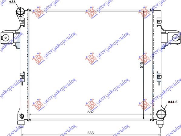 HLADNJAK 3.0 CRD DIZEL (590x515x37)