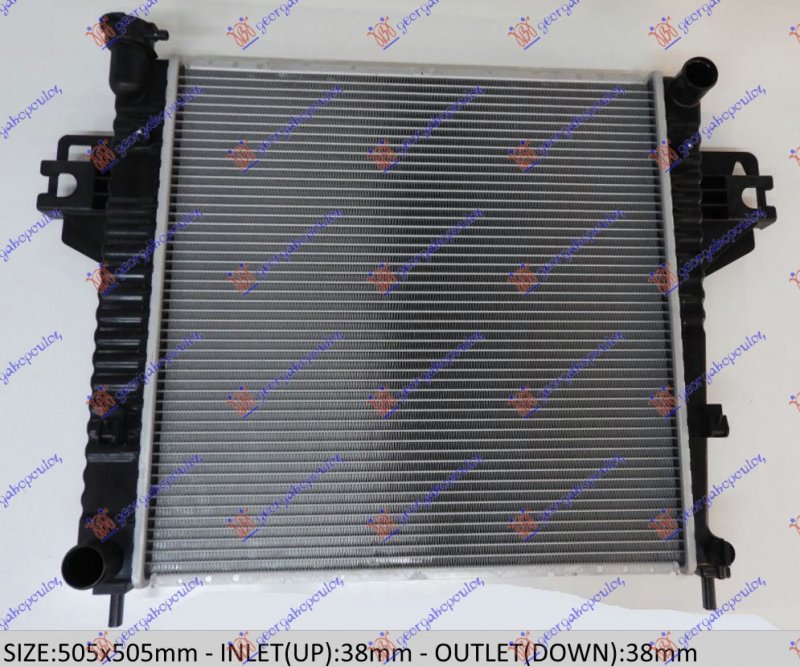 HLADNJAK MOTORA BENZIN 2.4 (MAN) (+/-AC) (50.5x50.5) (NRF)