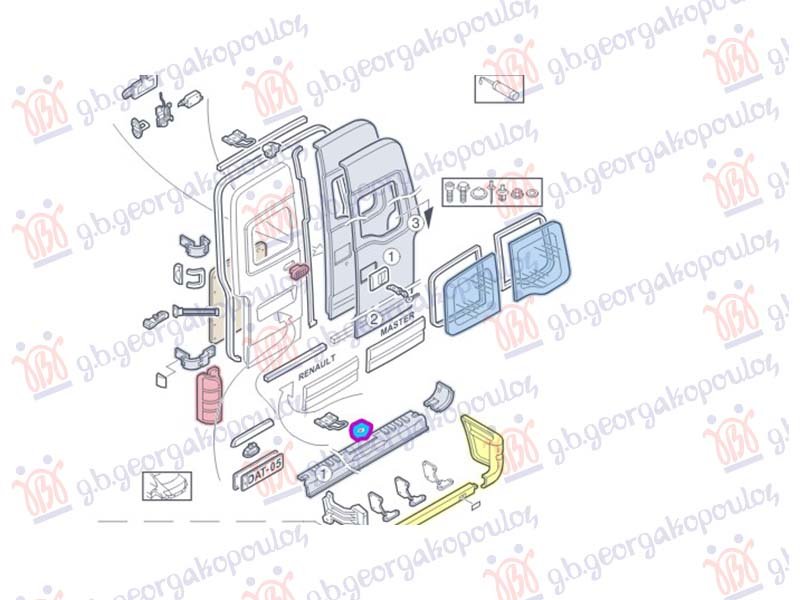 BRAVA GEPEK VRATA DONJA (GRANICNIK BRAVE) (DUPLA VRATA)