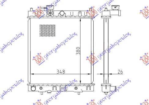 HLAD MOTORA 1.0-1.316V(38x36)AUTOMATIK