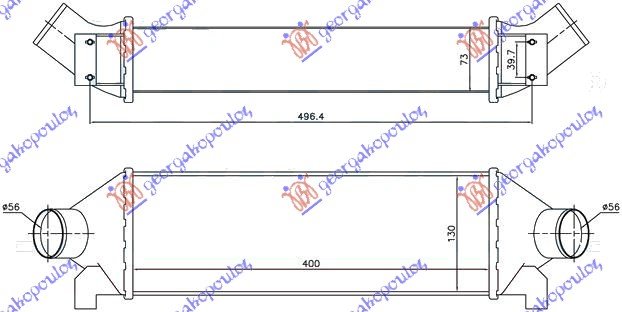 HLAD INTERC. 2.4 T.D. (40x12.7x7.6)