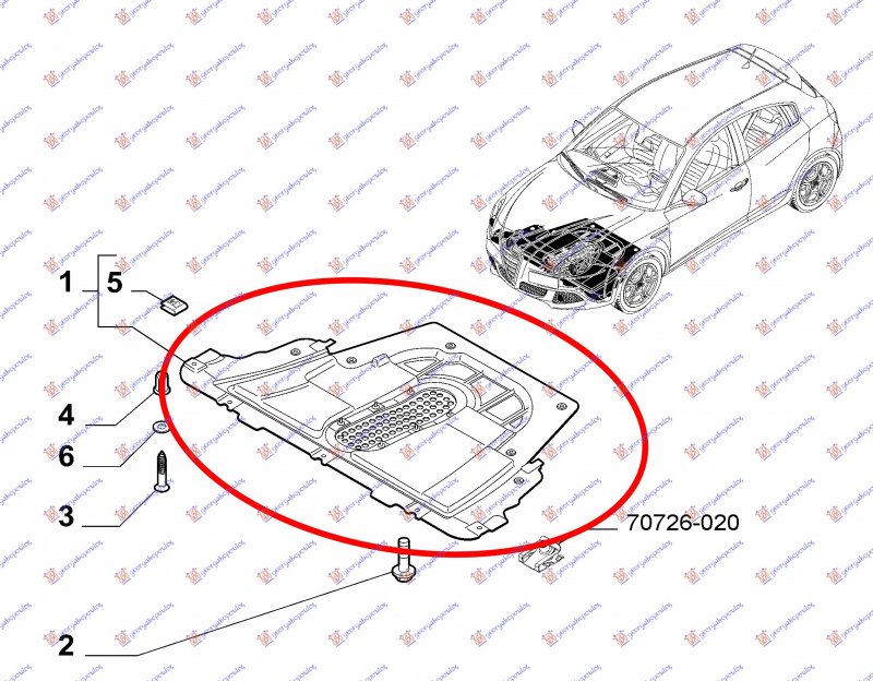 ZASTITA MOTORA PLASTICNA