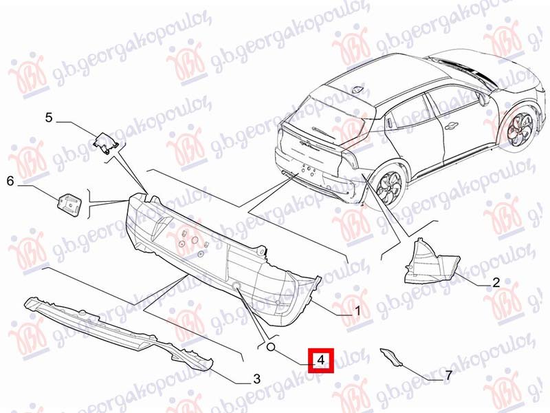 POKLOPAC KUKE ZADNJEG BRANIKA (O)