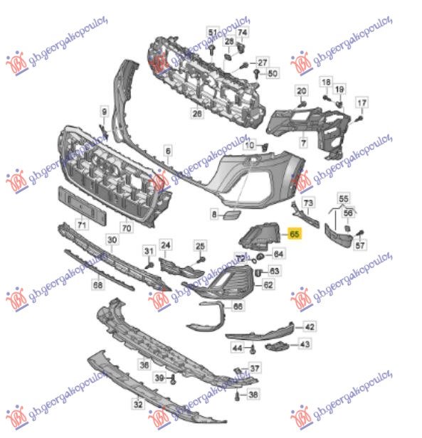 POKLOPAC MAGLENKE PLASTICNI (S-LINE/SQ7)