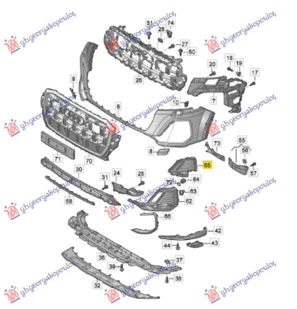 POKLOPAC MAGLENKE PLASTICNI (S-LINE/SQ7)