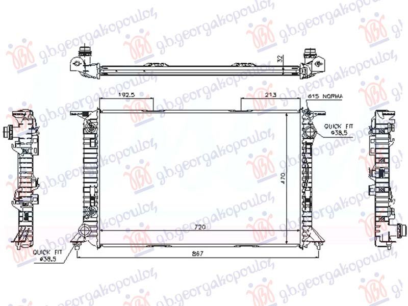 HLADNJAK MOTORA 4.2 BENZIN (RS) (720x470) (KOYO)