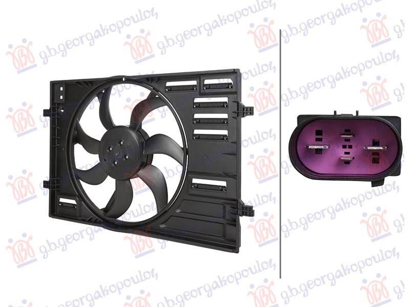 VENTILATOR (457mm) (500W) (4 PIN)