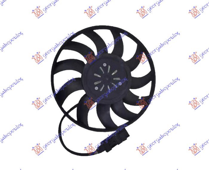 VENTILATOR BEN/DIZ (380mm) (400W) DESNO