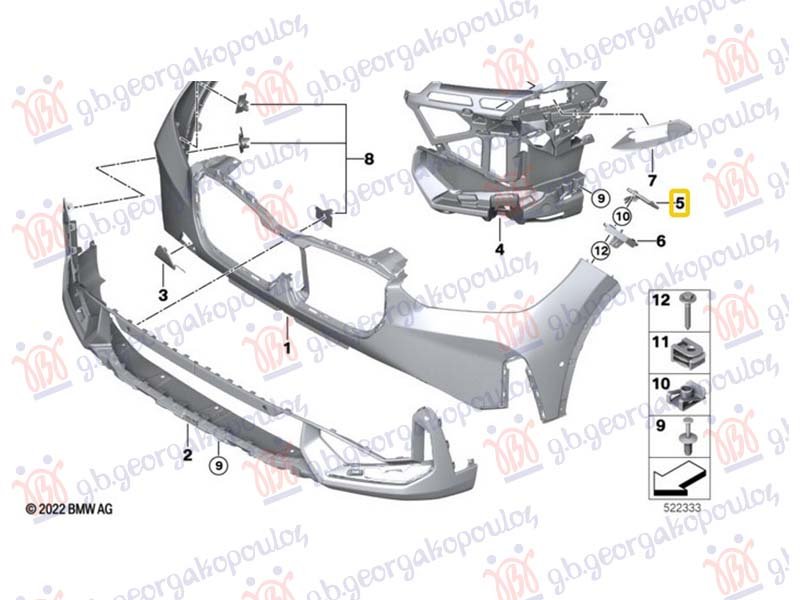 NOSAC PREDNJEG BRANIKA BOCNI GORNJI PLASTICNI