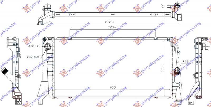 HLADNJAK 1.5 (216i/218i) BENZIN MAN-A/T